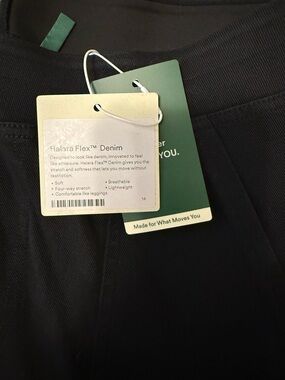 HALARA Black Flex Denim Pants, NWT